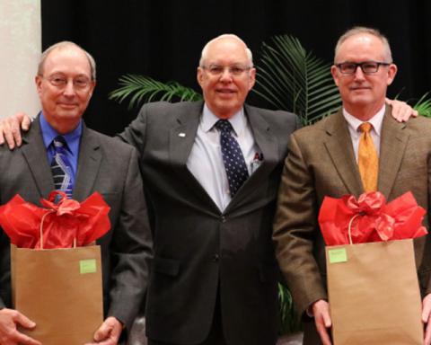 Kendall Brashears and Kent Boggs with AFR President Terry Detrick